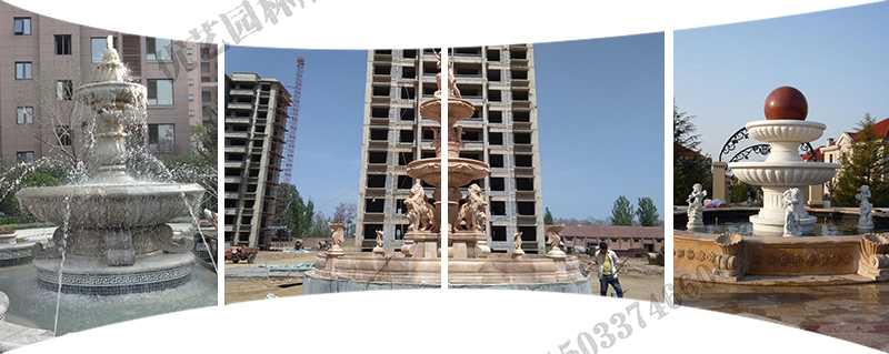 大型噴泉安裝，石雕噴泉定制，曲陽噴泉廠家