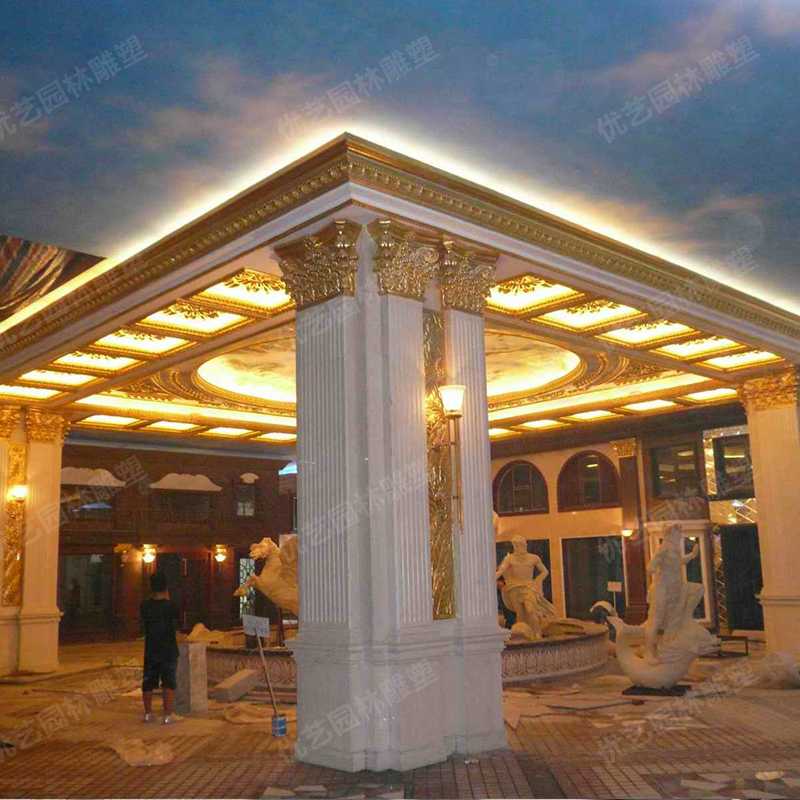 羅馬柱，室內(nèi)羅馬柱