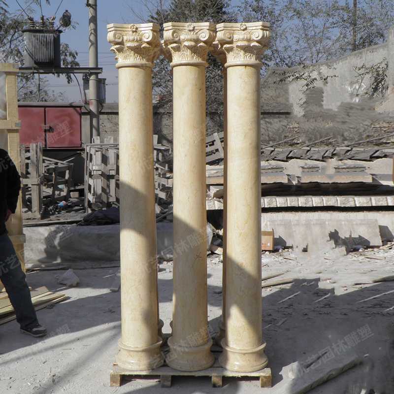 大理石羅馬柱，石材羅馬柱